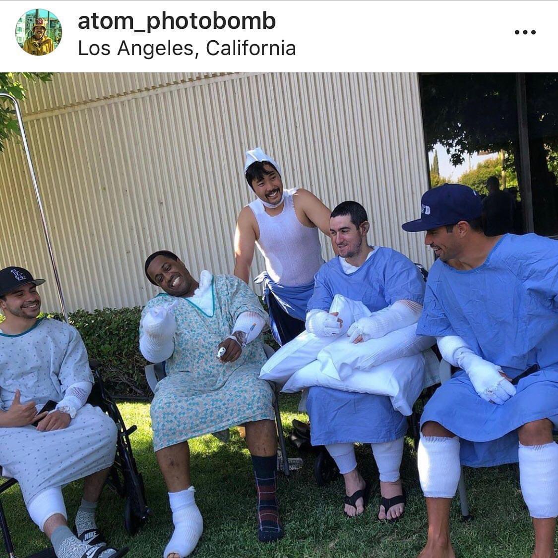 natbrunell's tweet photo. Here is an imagine shared of some of the crew members who survived the explosion. #BoydFire @ atom_photobomb #LAFD https://t.co/JeJdUDvjJK