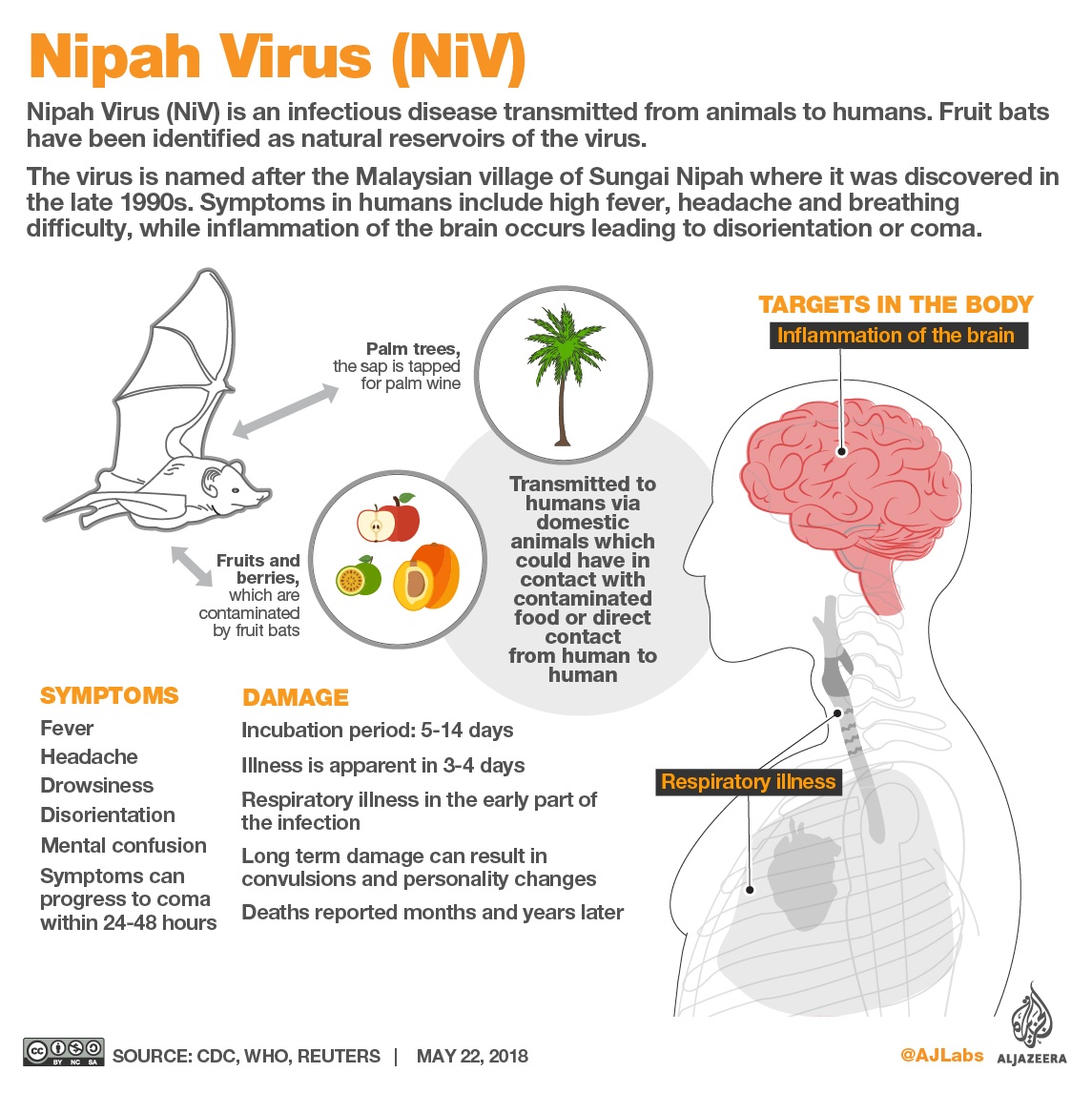 this is a highly instructive case:the Nipah virus (Malaysia, 1999) https://www.who.int/news-room/fact-sheets/detail/nipah-viruswe can consider ourselves ‘lucky’ in the sense that Covid—19 has an extremely low mortality rate.one day we might experience the spread of a virus that is far more virulent — and deadly.