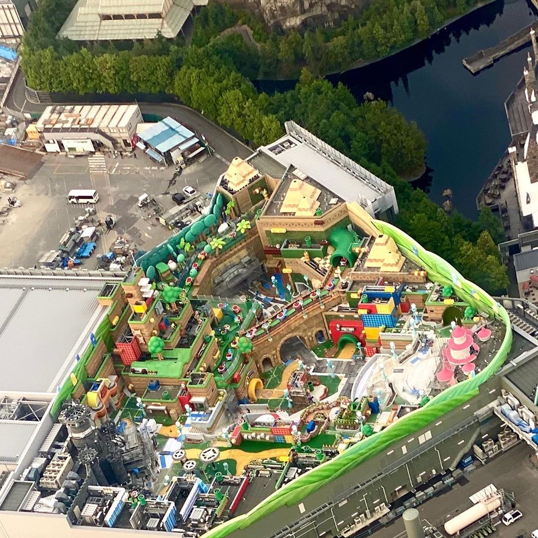 まるでおもちゃ箱だ Usjで建設中の スーパーニンテンドーワールド 空撮写真にワクワクが止まらないツイ民たち えのげ まるでおもちゃ箱だ Usjで建設中の スーパーニンテンドーワールド 空撮写真にワクワクが止まらないツイ民たち えのげ