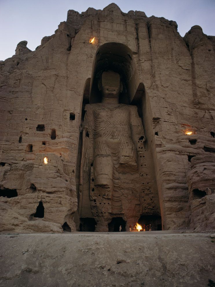 So the Prophet distinguished between religious idols and secular images, there's little evidence Muslims viewed images of kings as idols, and later Muslims produced figural imagery (including statues and religious images) for over 1,400 years. But what about the Bamiyan Buddhas?