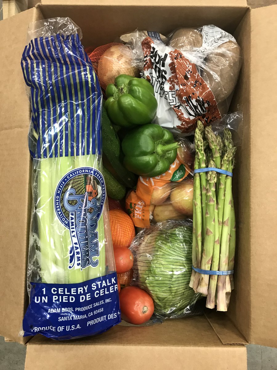 Behind-the-scenes look at the <a href="/USDA/">Dept. of Agriculture</a> Farm to Family Food Boxes we'll be receiving from now until December! So excited to be participating in this program and providing perishable, nutritious and highly desired produce to neighbors 💚 #TogetherWeAreSolvingHunger