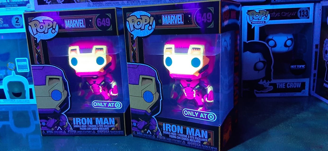 Funko pop hotsell iron man luz
