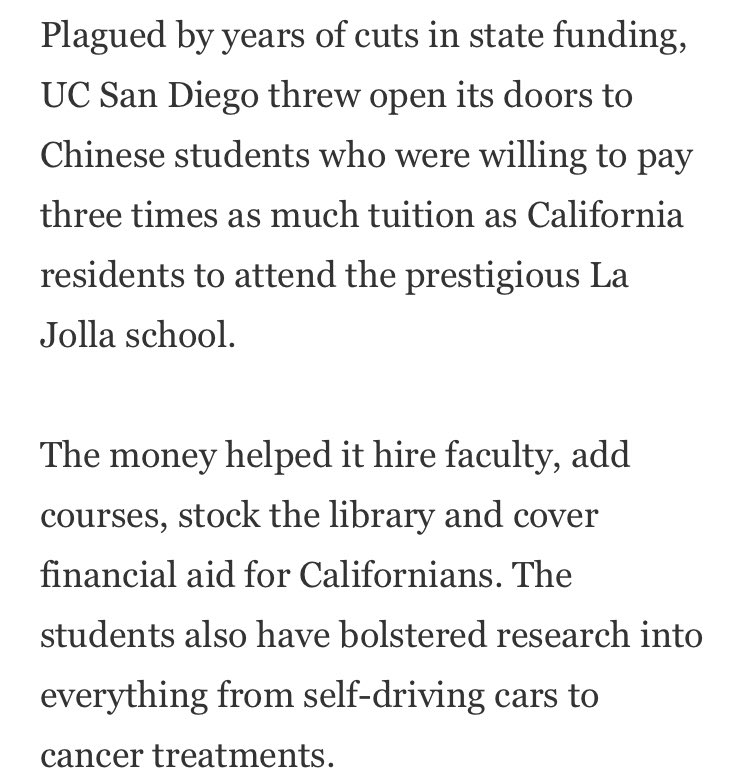 2/ And what do you know, all kinds of Chinese money is flowing in from every angle.  @UCSanDiego