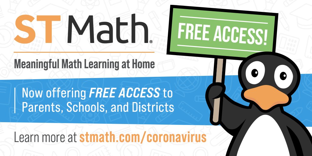 MINDEduOrg's tweet image. FREE through June 30, 2020! @MIND_Research is offering no-cost access to #STMath, our award-winning K-8 visual instructional program. 

Parents, schools, and districts can keep meaningful #math learning happening at home by visiting bit.ly/36yaY7I. #EdtechMath #GBL