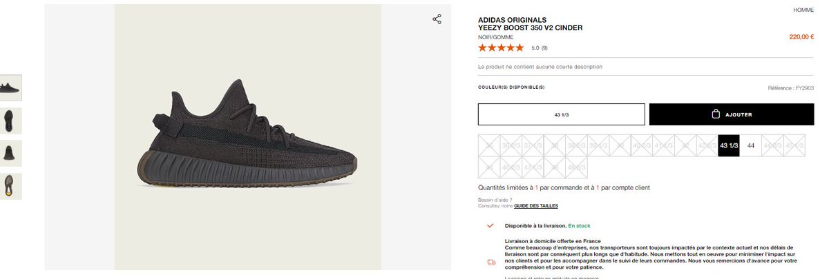 yeezy boost 350 courir