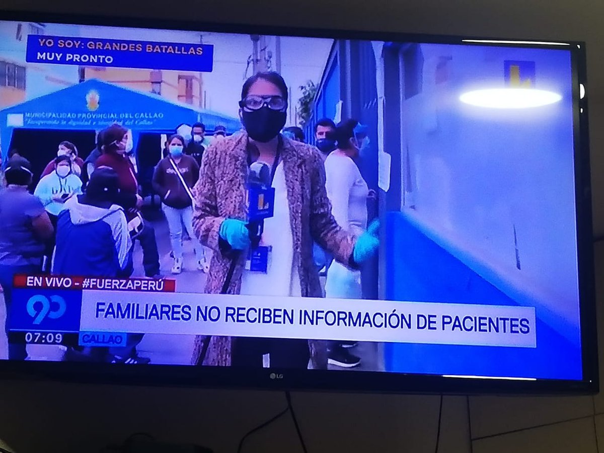 vandido6's tweet photo. @corbach57carlos @_CarlitaRocha @MarthaChavezC @mocchhe13 @mchinchal @manuelgcv @KikeBravoPrado NO NOS ESCUCHARON AHORA YA ES REALIDAD ESTA PENOSA REALIDAD, PERSONAL DE ESSALUD NEGREIROS INFECTADOS IMPOTENTE DE PODER AYUDAR A LOS PACIENTES https://t.co/AAOOs2RPTO