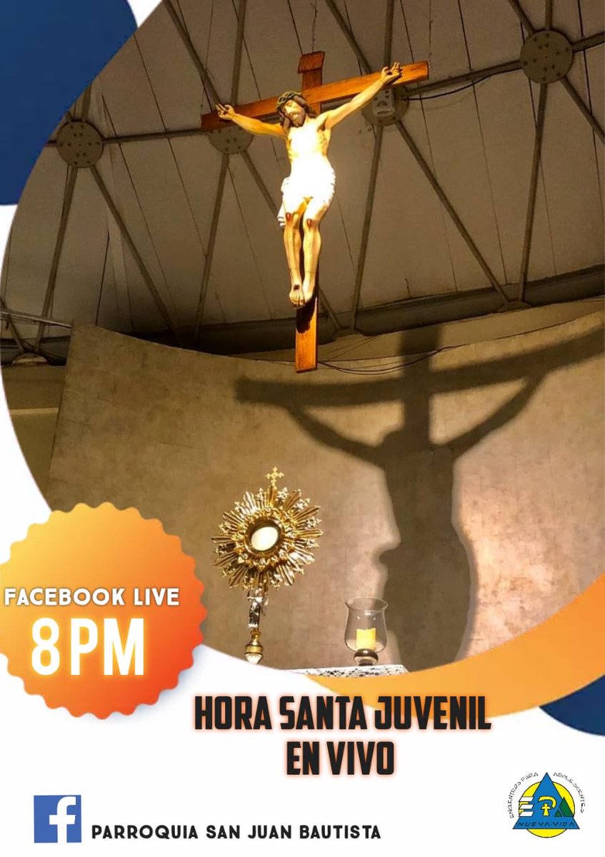epa_mty's tweet photo. Ven a ver hora santa en vivo, este jueves por nuestra pagina de facebook EPA Monterrey https://t.co/GP46ohIUX3