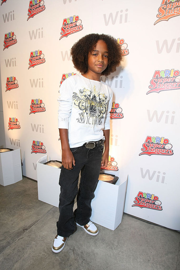 Here are some more attendees at Dylan and Cole Sprouse's Suite 16th Birthday Party, sponsored by Nintendo's Mario Super Sluggers for the Wii who aren't Skeet Ulrich. They are, in fact, Tinashe and Jaden Smith: