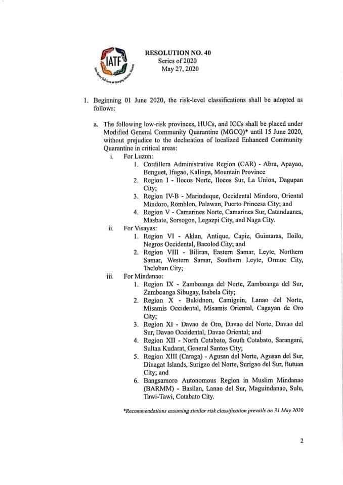 cebudailynews's tweet photo. JUST IN: The national Interagency Task Force on the Management of Emerging Infectious Diseases (IATF-EID) has resolved that the ENTIRE CENTRAL VISAYAS, EXCEPT CEBU CITY, be placed under GENERAL COMMUNITY QUARANTINE from June 1 to June 15. https://t.co/X6vDCB3JWY