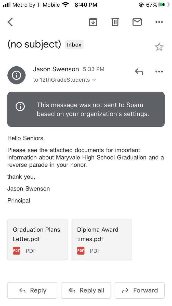 Maryvale Class of 2020 tweet media