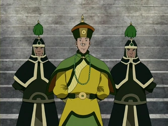 the earth king and his guards' clothing is based on and chinese brigandine armor respectively