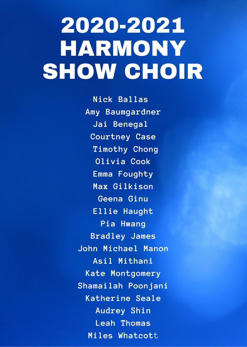 Congrats to our former Eagles who made the Hebron HS show choir! So awesome and we’re so proud of you!! 💃🎶💙<a href="/HebronChoir/">Hebron Choir</a> <a href="/ArborCreekMS/">Arbor Creek MS</a>
