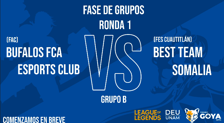 EsportsUNAM's tweet photo. Continuamos con las transmisiones de hoy del Torneo GOYA BETA.
Fase Grupos - RONDA 1
#LeagueofLegends
Facultad de Contaduría y Administración
vs
FES Cuautitlán
a través de https://t.co/dZ44xIclOt https://t.co/zEbCuodrwg