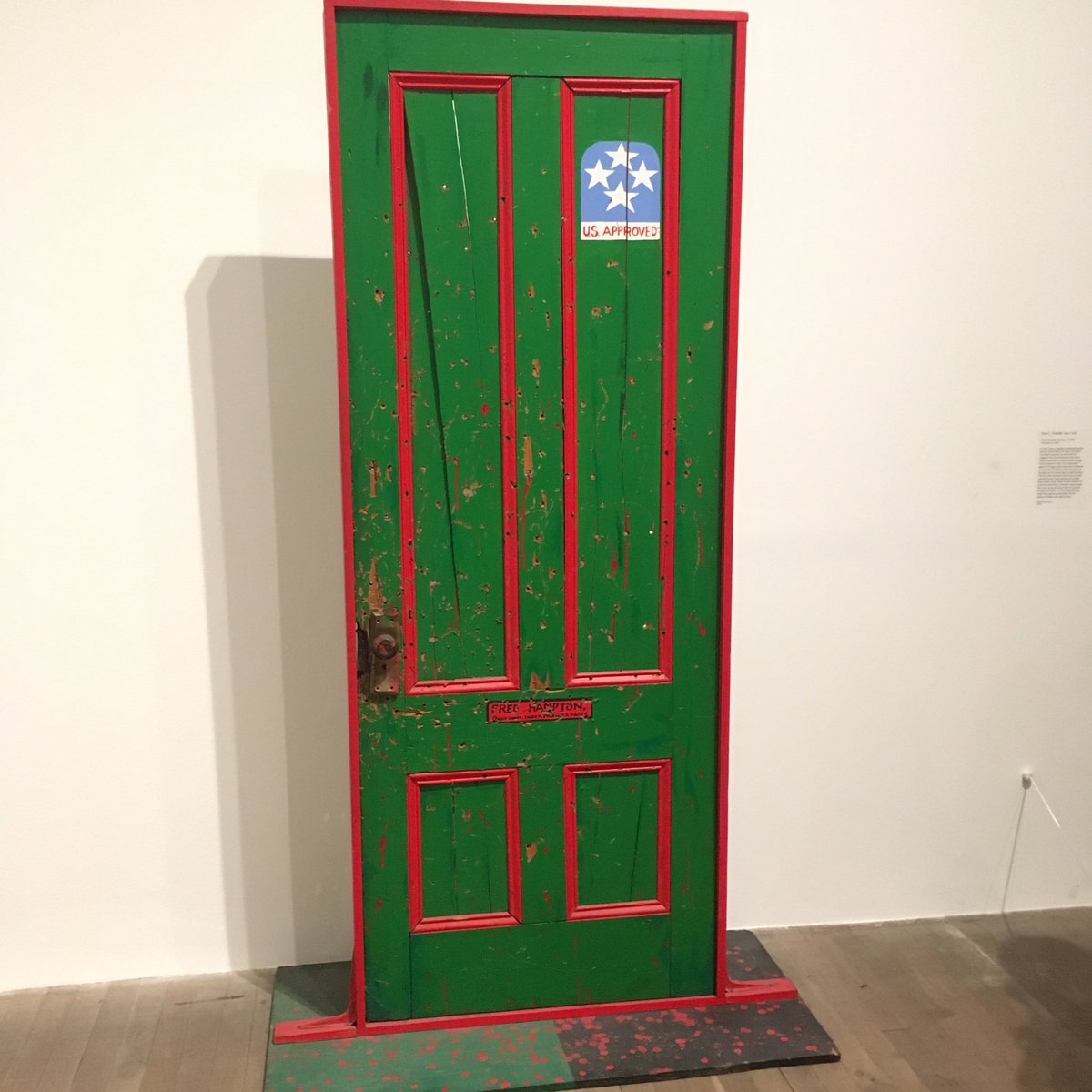 5. Fred Hampton’s Door 2, 1975, Dana C. Chandler.