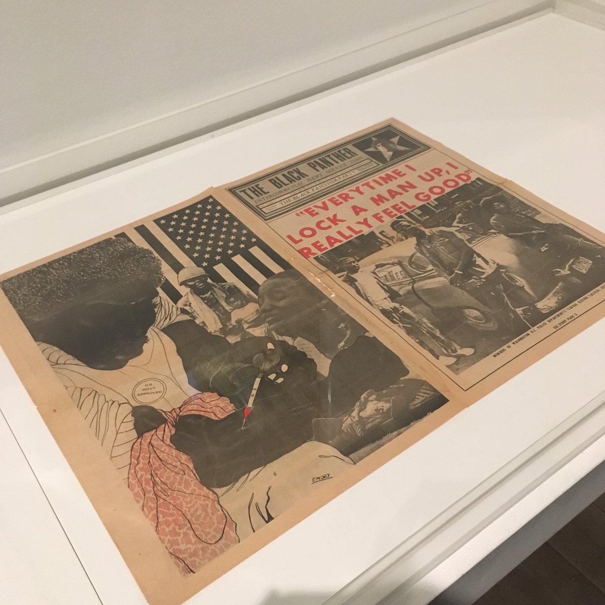 6. selections from the newspaper ‘The Black Panther’ and posters, c. 1970, Emory Douglas.
