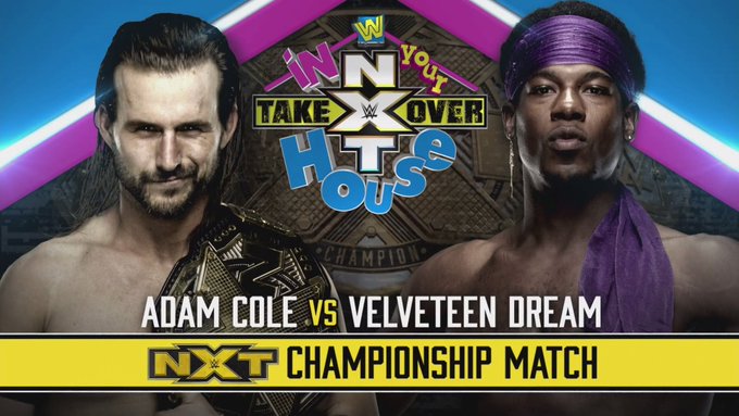 Adam Cole vs Velveteen Dream en TakeOver.