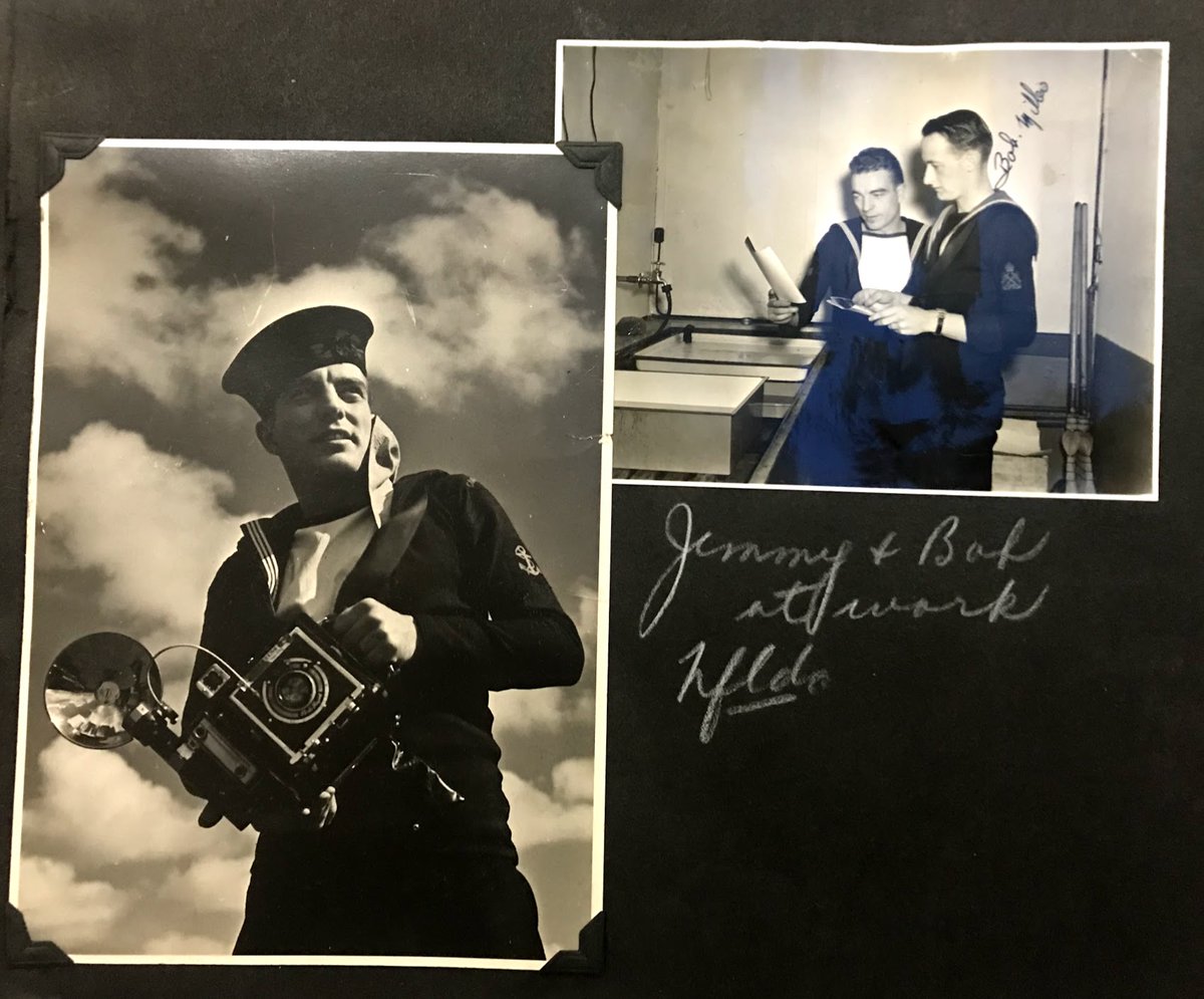 One of Veryl's correspondents is Jimmy Simpson, who appears to be an official photographer for the Canadian navy. He works with another photographer named Bob Miller, and sends Veryl some very nice photos of himself.Any ideas  @CarlaJeanStokes?