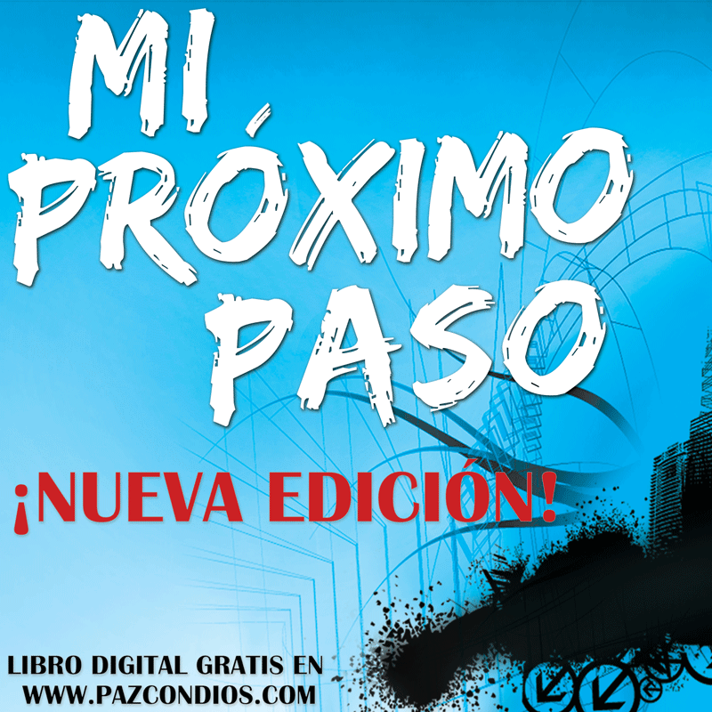pazcondios's tweet photo. ¡Nuevo libro de https://t.co/3os6WRw3FP! Mi Próximo Paso. Es la nueva edición de un libro clásico que volví a escribir casi del todo. Descargarlo completamente gratis: https://t.co/EpYPKMbzLx https://t.co/A5eFdMXwF9