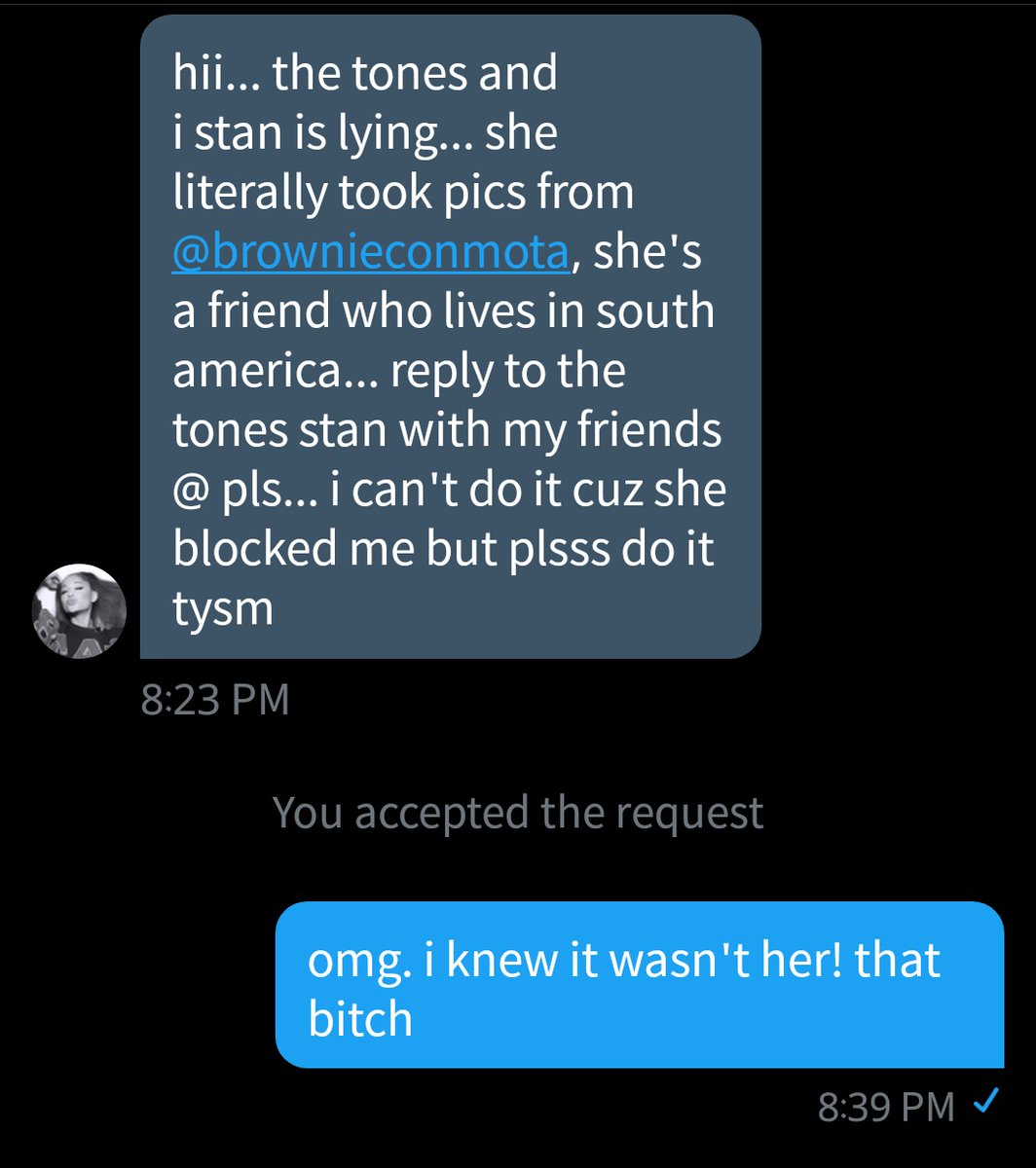 ofc gianna denied it. but one of that girl's friend (that gianna blocked) sent me her real tag.