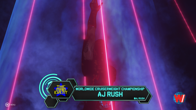 Match length: 5mins 38secondsWinner: AJ RushStubbs overpowered Rush for most of the match. But Rush used his speed to his advantage and scored a David and Goliath victory.