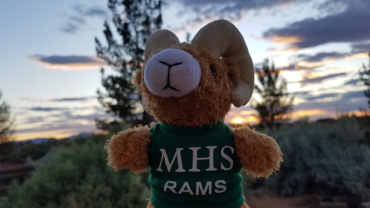 Rocky and I at Senior sunset sending love to Montwood Class of 2020 @MontwoodHS_2020 @_MHSSTUCO @MontwoodHS #SeniorSalute #seniors2020