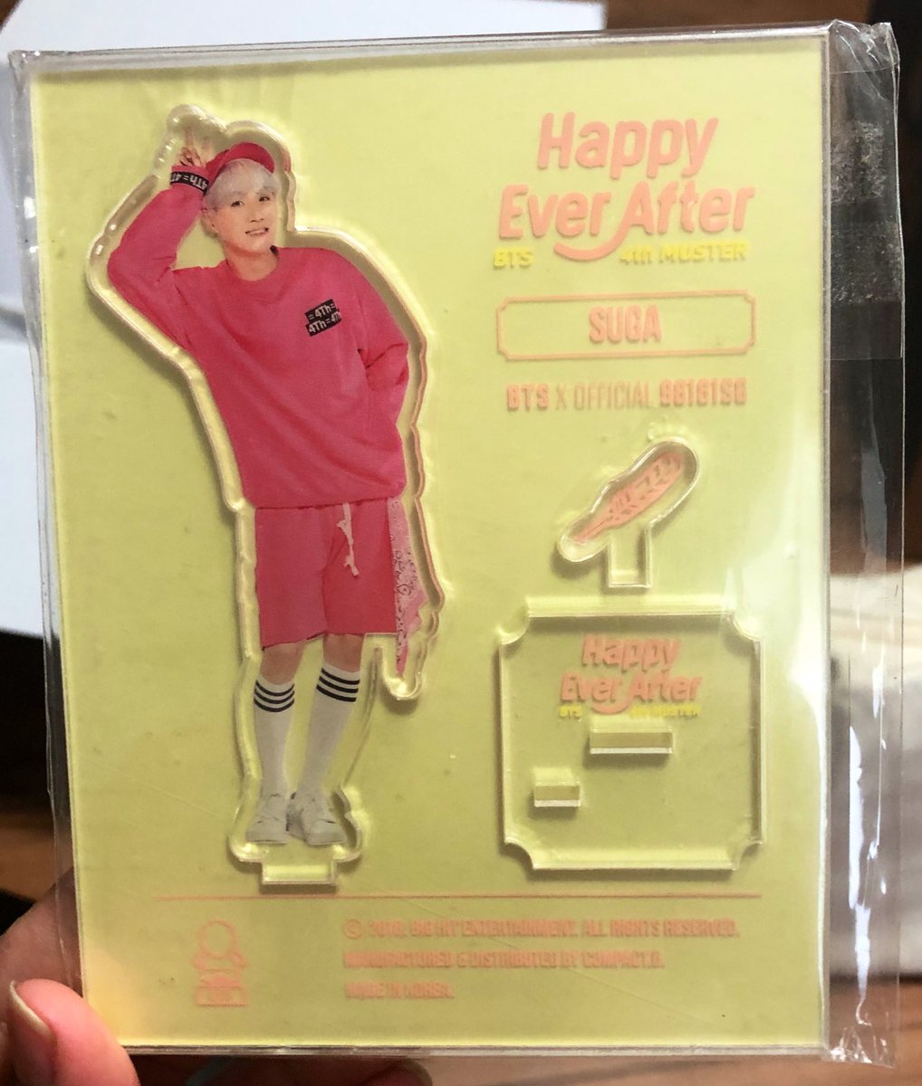 BTS 4th Muster Happy Ever After Suga Acrylic Stand