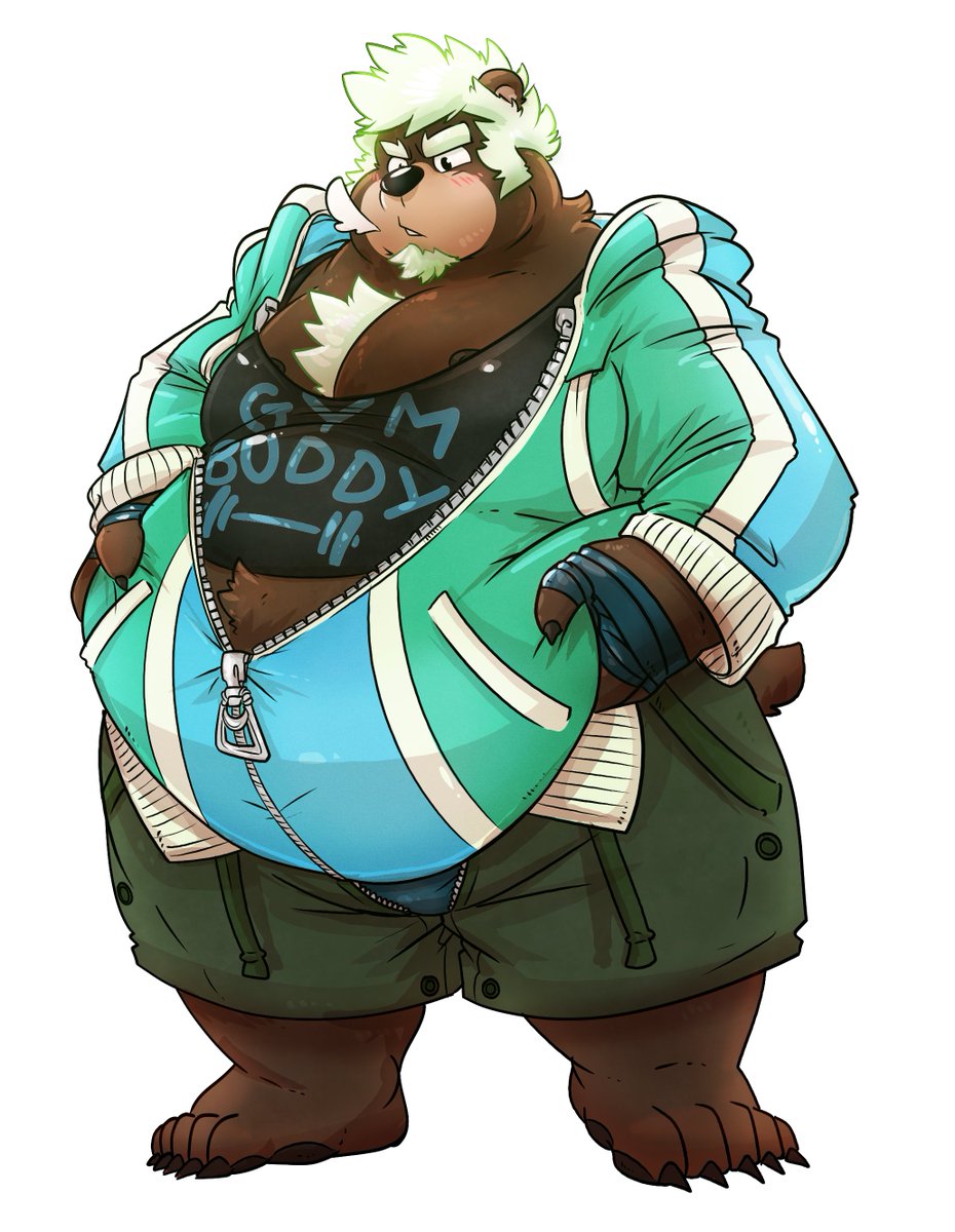 Sammo - A black bear that sees himself as a budding fighter! Gaining weight to add more power to his kicks, Sammo is still light and agile on his feet. He works part time as a waiter for a cafe, though his growing weight has been causing him to bump into the customers more often.