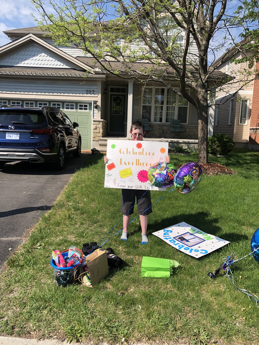 Gatorspolito's tweet photo. Today we celebrated our Noah and his receiving of the Celebrating Excellence award. Batman joined his teachers, EAs and principals in celebrating the joy that is Noah. His positive out look and determination to always do his best inspires us all! Congratulations! @AngelsOCSB https://t.co/kS1X16G6jV