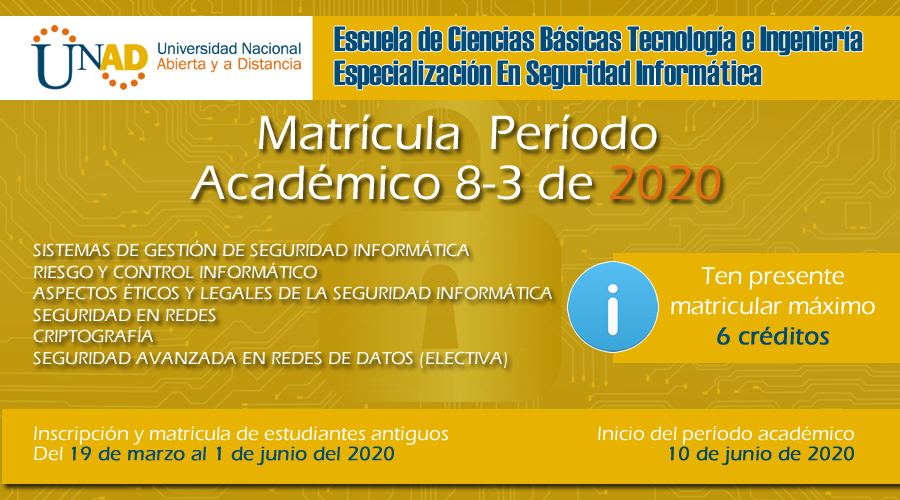 Recuerda que estamos próximos a cerrar matrícula