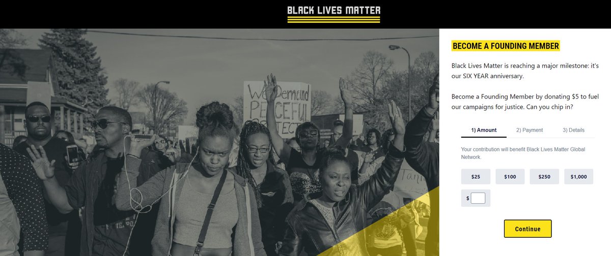  DON'T RETWEET you can also donate directly to the  #BlackLivesMatter   movement here: http://secure.actblue.com/donate/ms_blm_homepage_2019