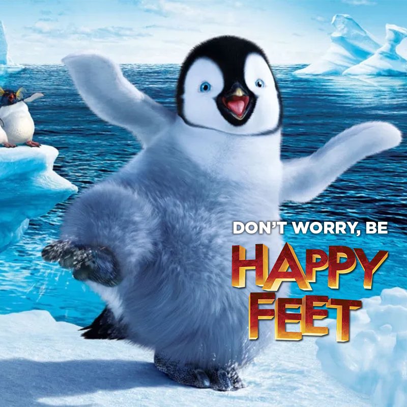 SonyPIX's tweet photo. Watch Mumble tap dance his way into your heart today at 10:50 AM. #PIXFixForSocialIsolation https://t.co/rDXiGolQAd