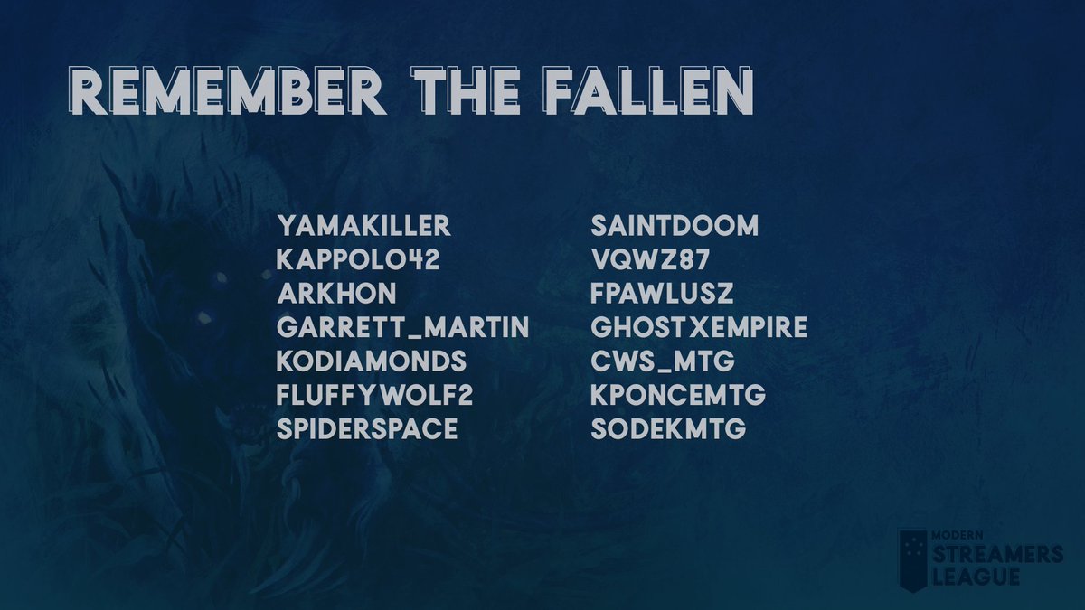 ModernStreamers's tweet photo. Well it has been a long road, but here we are.  @MoughonEvart (5-2) vs @Viral_Drake (6-1) play tomorrow night for the Finals of the Modern Streamers League triple elimination tournament. https://t.co/elIKMAoiU2