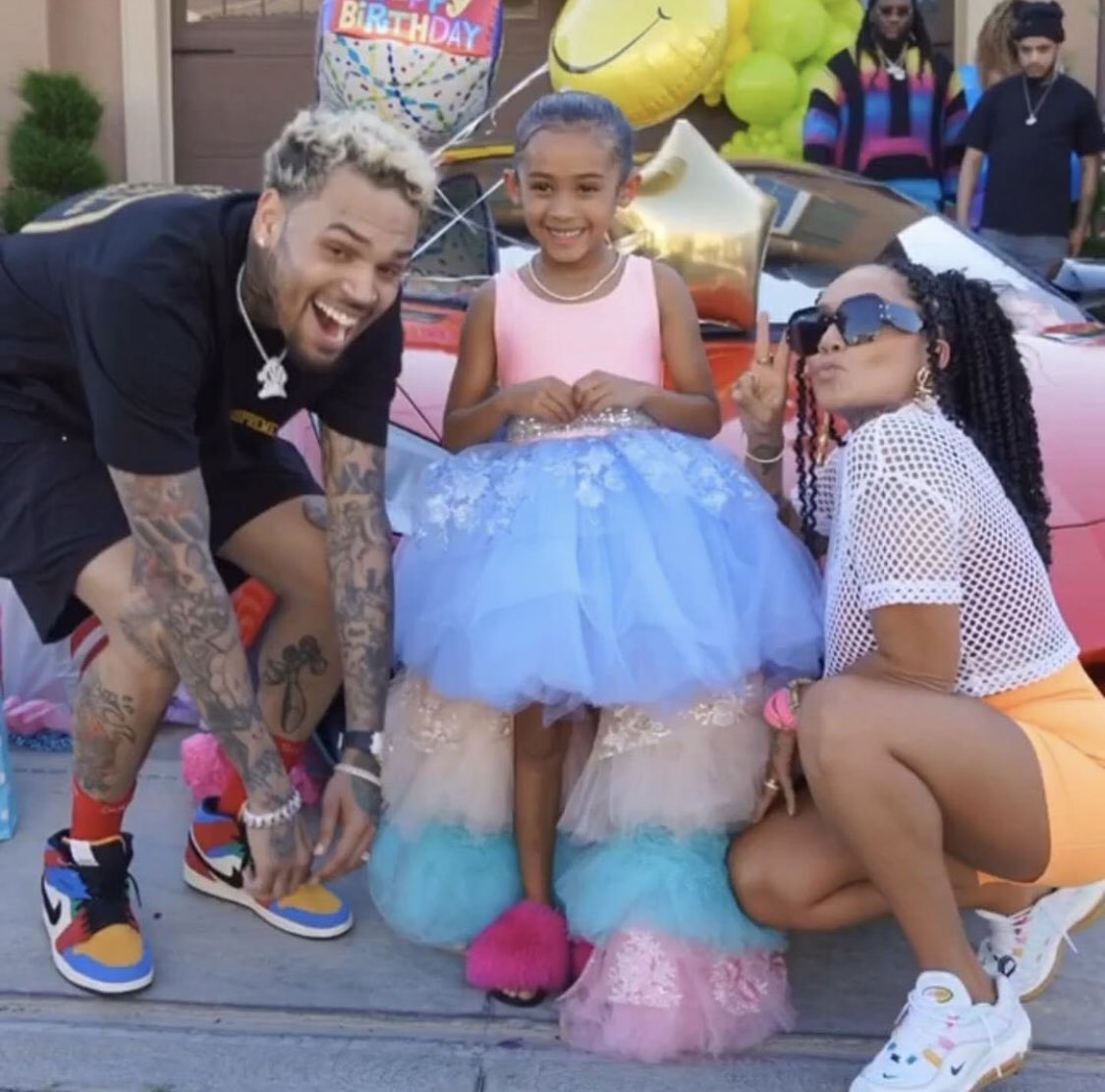 Chris Brown Live on X: "Chris Brown with Royalty at her birthday party today. https://t.co/mT34Kr9lb4" / X