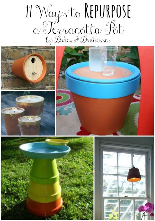 DukesnDuchesses's tweet image. Grab that old terracotta pot and #repurpose it into one of these fun projects! #upcycle buff.ly/2K6ADYZ