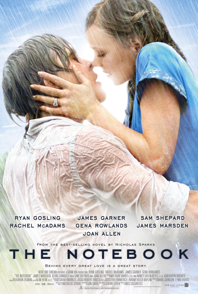 Day 11:A film you like from your least favorite genre.I am not a fan of romantic drama, The Notebook is an exception as well as Eternal Sunshine of The Spotless Mind but it's already featured in this thread earlier so I'll stick with The Notebook for this