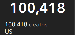 America has lost our first 100,000 lives to COVID-19.Our "first" 100,000 because we face two futures in this pandemic: tolerating it, or fighting it.We can be Chamberlain, or we can be Churchill.