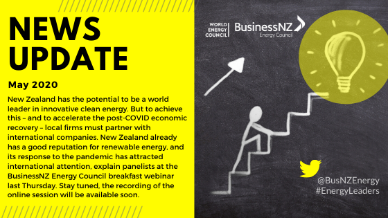 BusNZEnergy's tweet photo. Check out our latest BEC Energy Update May 2020 https://t.co/Rv7EZ0PoK8 @WECouncil @WECFELs @BEC_YEPN  @WEC_Deutschland @NzHydrogen #energy #NewZealand https://t.co/ocq9x6e5Pl