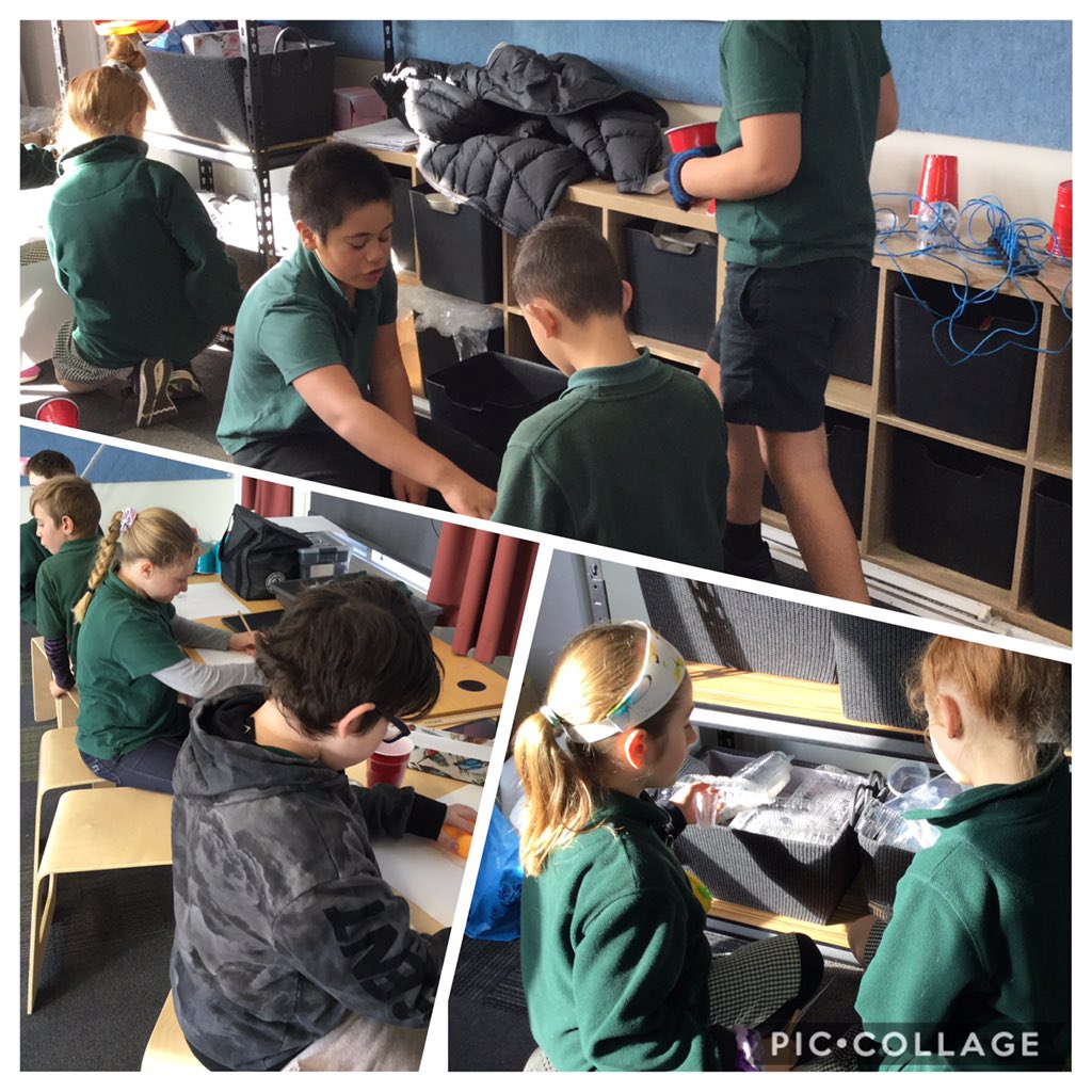 koru3bromley's tweet photo. In our next STEM session we focused on engineering a design for a sphero maze challenge. Students designed, created and tested their contraptions while practicing patience and perseverance when things didn’t go as planned. Thank you! @teachmcleod #bromleyschoolnz #TamaiCoL #STEM https://t.co/owyzMC3Q45