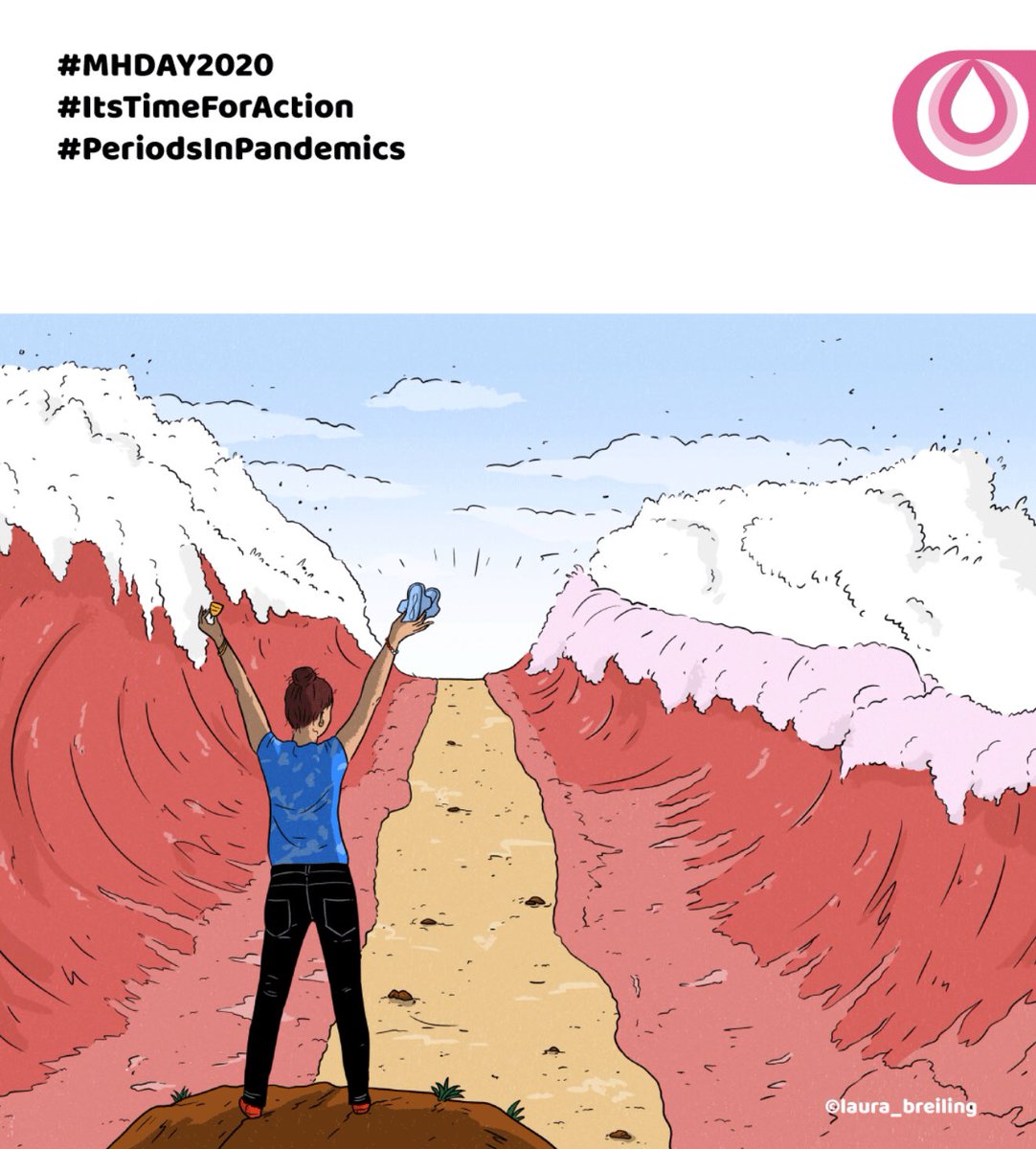 Today is  #MenstrualHygieneDay . The campaign of Menstrual Hygiene Day - Global has a a special focus this year on  #PeriodsInPandemics. One of the reasons we started the LLL sessions (Lockdowned Lesbians Listening) was because 1/5 #MHday2020  #ItsTimeForAction  #PeriodsInPandemics