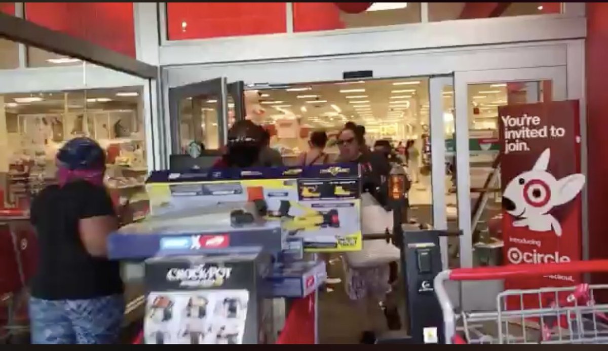 Crockpot/ Toys & more in a cart:- 100000/10- gotta get a head start on them Christmas gifts- smart for using glasses & mask so they can’t recognize their face