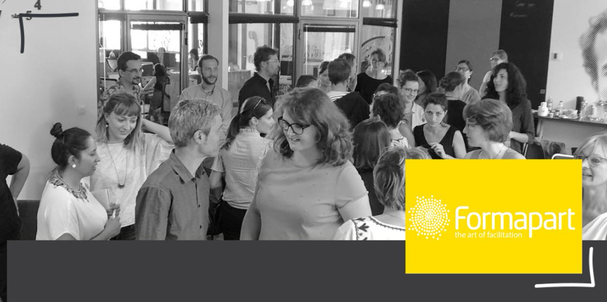 FormapartUK's tweet photo. ❓So what is the #goal of #facilitation? 

💡We'd say it's to make a group’s task easier by enabling it to develop realistic, relevant &amp; engaging solutions through a flexible inclusive approach that makes best use of a group’s #collectiveintelligence. 

💭Thoughts? https://t.co/i9Ou2SRjR3