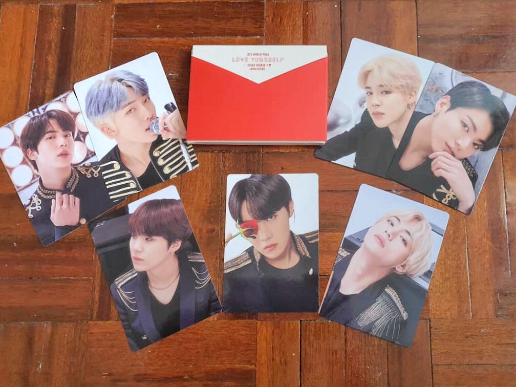 [] HELP RT!admin AJ is selling some of her leftover merch! all info will be listed below. if you’re interested, please dm us  thank you!BTS JAPAN TOUR OFFICIAL PCS- 10/10 quality- RM30 per pc (exc postage)- RM68 full set (inc postage)can nego if buying more than 2 pcs