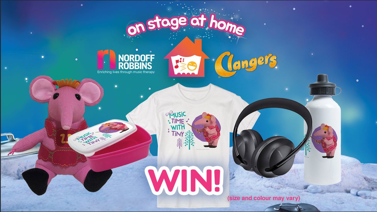 helloclangers's tweet photo. To celebrate our #OnStageAtHome with @NordoffRobbins1 campaign, we're giving away a selection of Clangers goodies and a pair of @Bose headphones! ๐ง๐ฅณ
Find out how to enter here ๐ https://t.co/Iq3WvGfwnZ
#competition #win #giveaway https://t.co/YMdfTArSoE