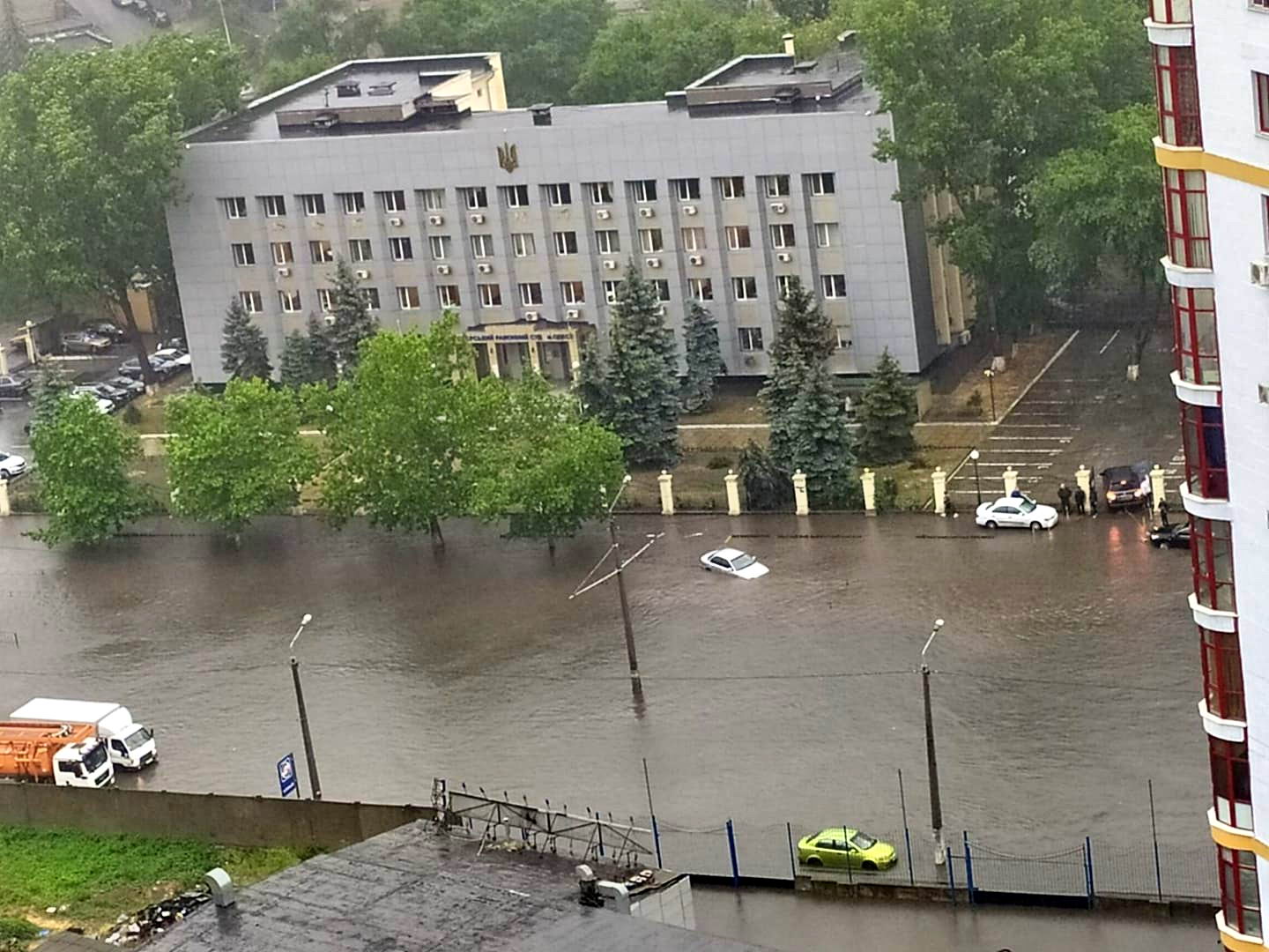 Балковскую затопило после ливня