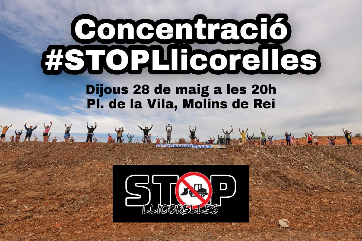 MAmbient_Molins's tweet photo. Si se us remou tot per dins cada vegada que hi passeu... Si voleu fer sentir la vostra indignació abans que sigui massa tard... Us esperem avui a les 8 a la Pl. de la Vila!
#STOPLlicorelles https://t.co/IrW3ZtGYYB