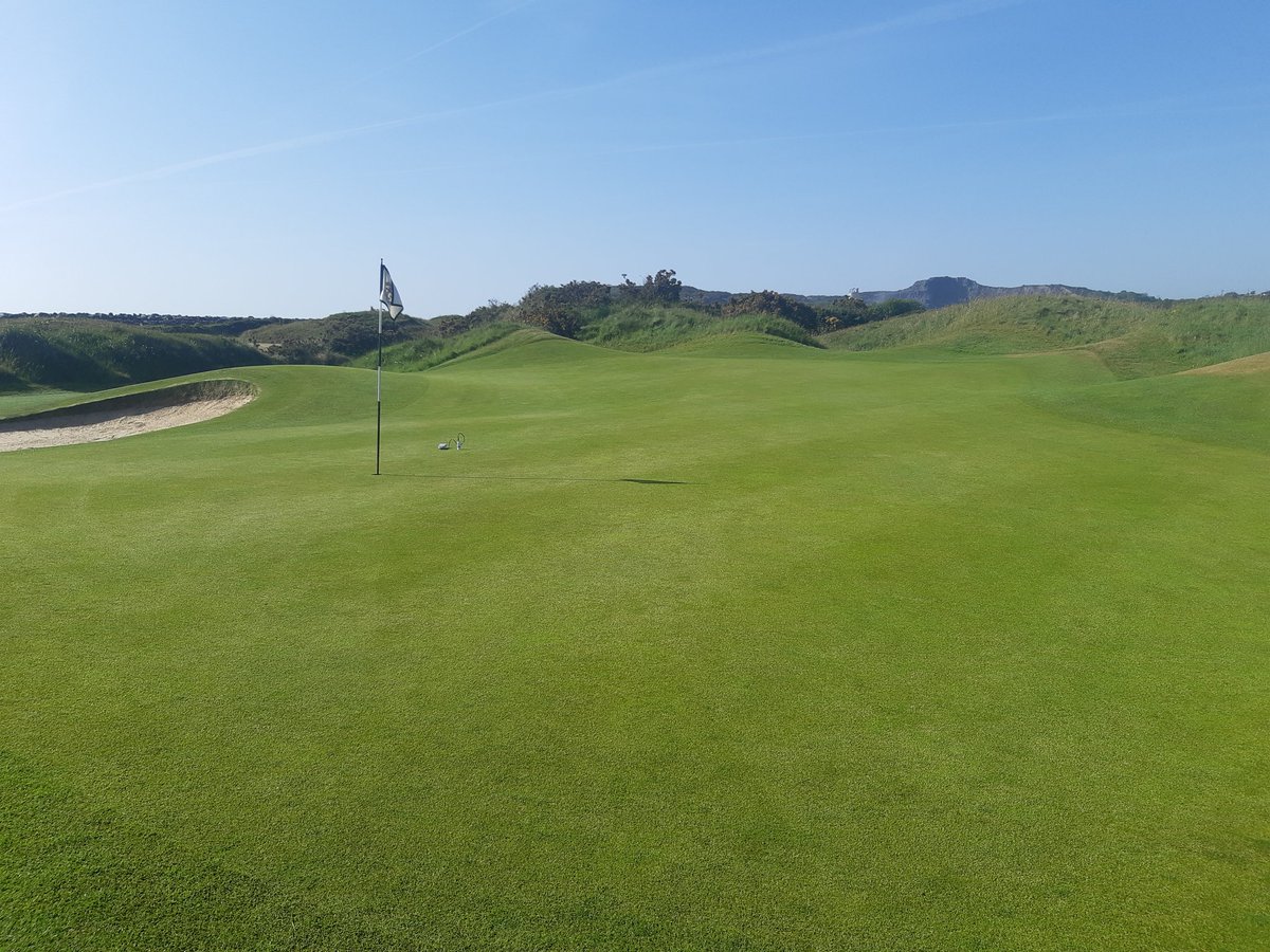 Arklow in great condition <a href="/Jobber316/">Jonathan Russell</a>. ProWet Evolve <a href="/rhizosolutions/">@rhizosolutions</a> providing excellent moisture consistency across undulating greens Hydration A + &amp; pHusion <a href="/PlantFoodCo/">Plant Food Company</a> working a treat on Bicarbonate/Na management &amp; solubilizing soil Ca/ Nutrients. #TurfCare3PA Linksmanagment