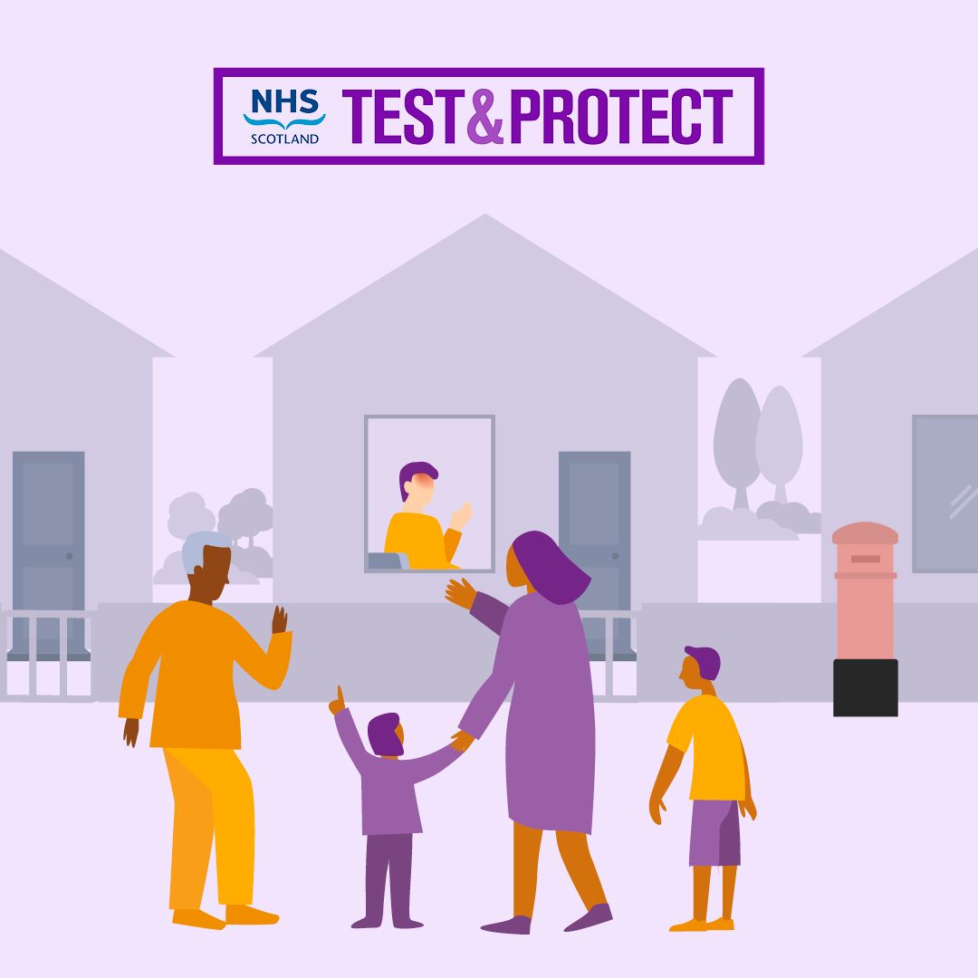 The NHS Scotland Test and Protect service has been introduced to control the spread of coronavirus as lockdown measures are eased. Everyone has a part to play. 

Find out more at nhsinform.scot/coronavirus #TestandProtect