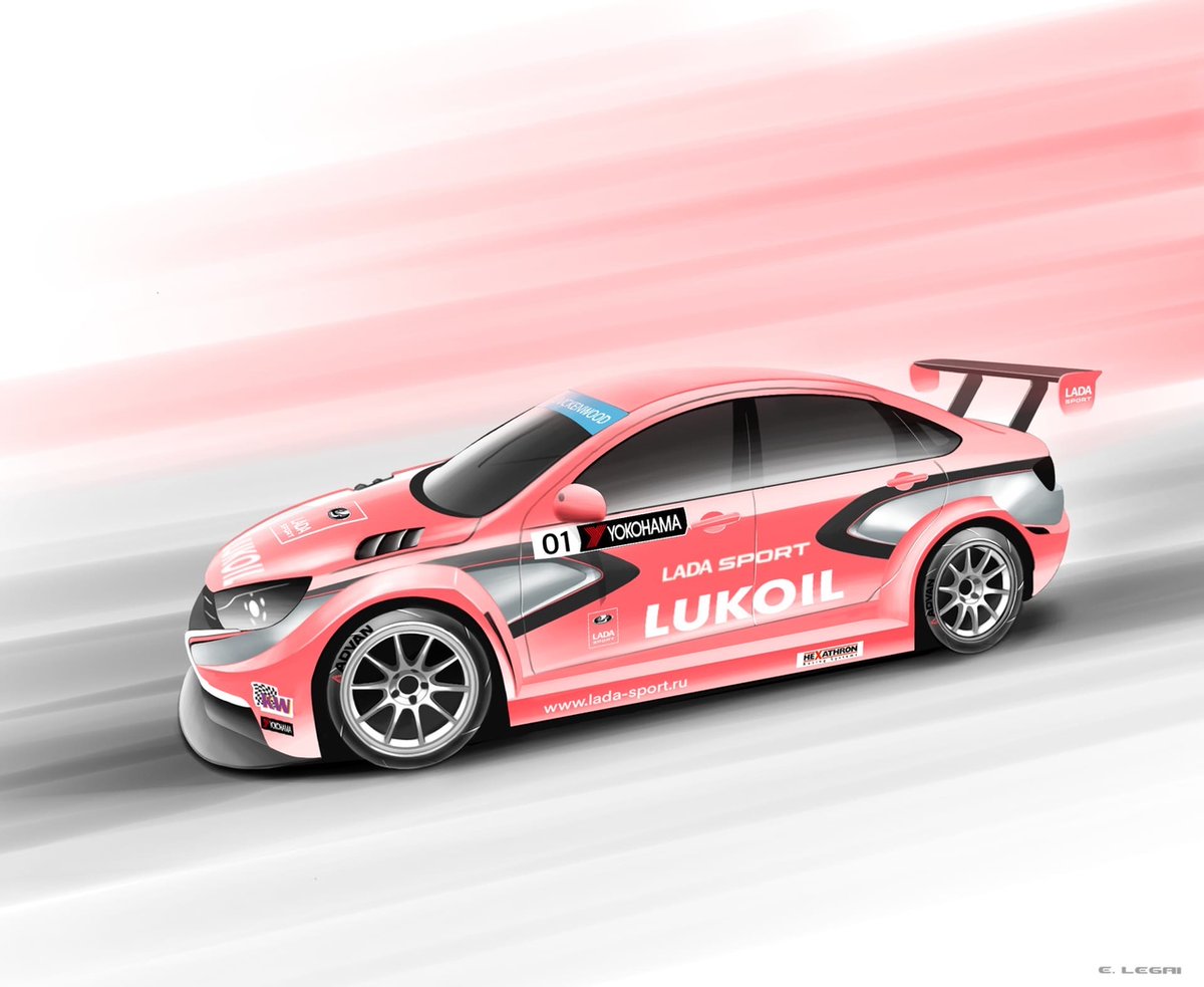 wrldtrng's tweet photo. Awesome work @evgeny_legai

How would the LADA WTCC cars look if you swap the livery. #WTCC #TCR #WTCR https://t.co/X0b9LLRsmQ