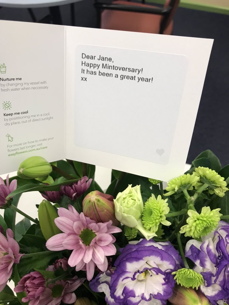 Grateful for the #marvellousMinto team. Each individual is an absolute gem! Thank you for opening your doors and arms to me #Mintoversary