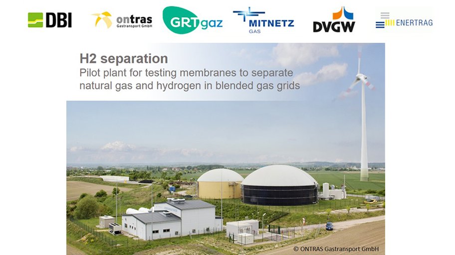 Gie Gie Members Ontras Netz Grtgaz Together With Dbi Gruppe Mitnetzgas Dvgw Enertrag Start Pilot On Separating Hydrogen From Gas Admixtures By Using Membranes Test Could Revolutionize Future Gas Infrastructure